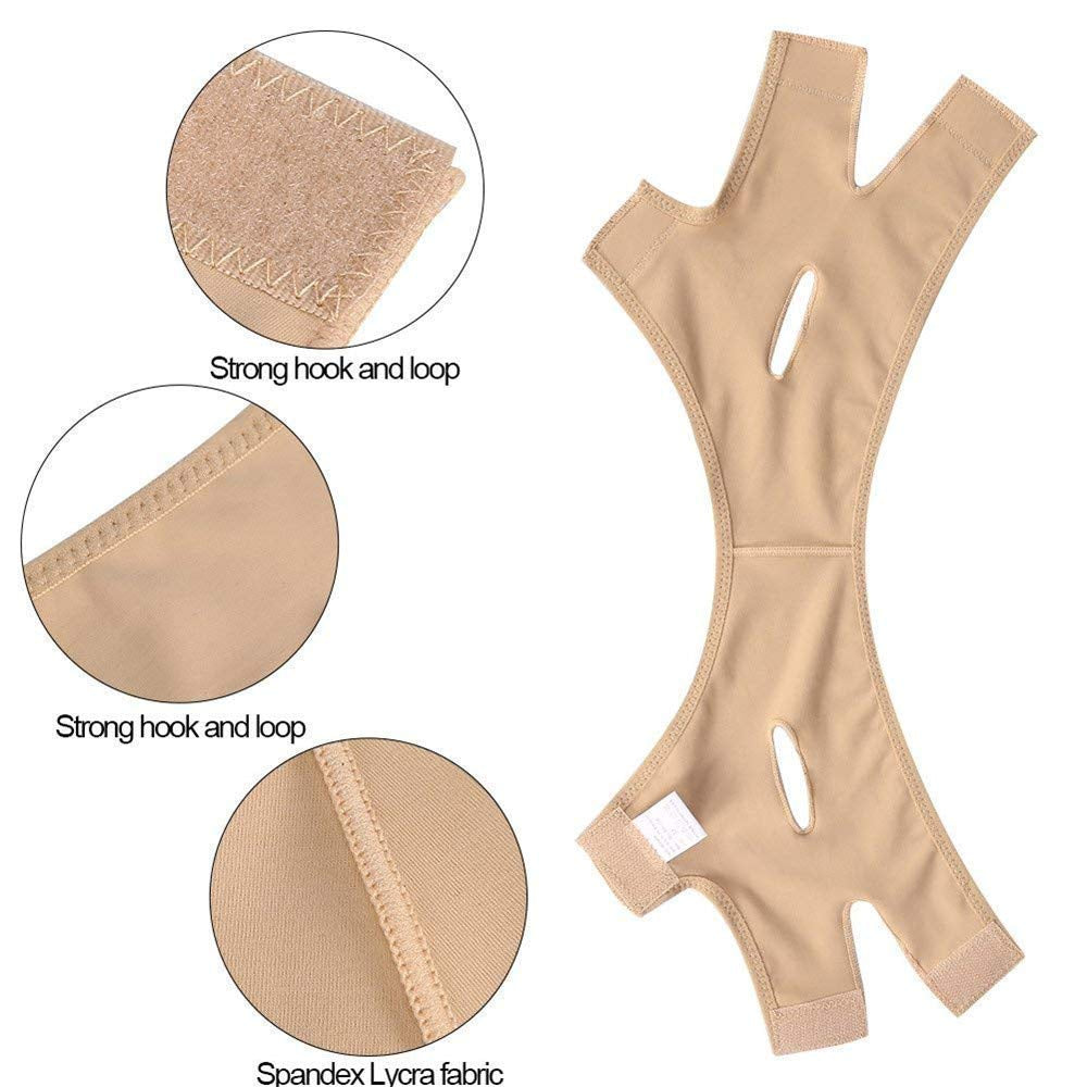 V Line Face Shaper Elastic Face Slimming Bandage Women Chin Cheek Lift up Belt Facial anti Wrinkle Strap Face Slim Tool Massager