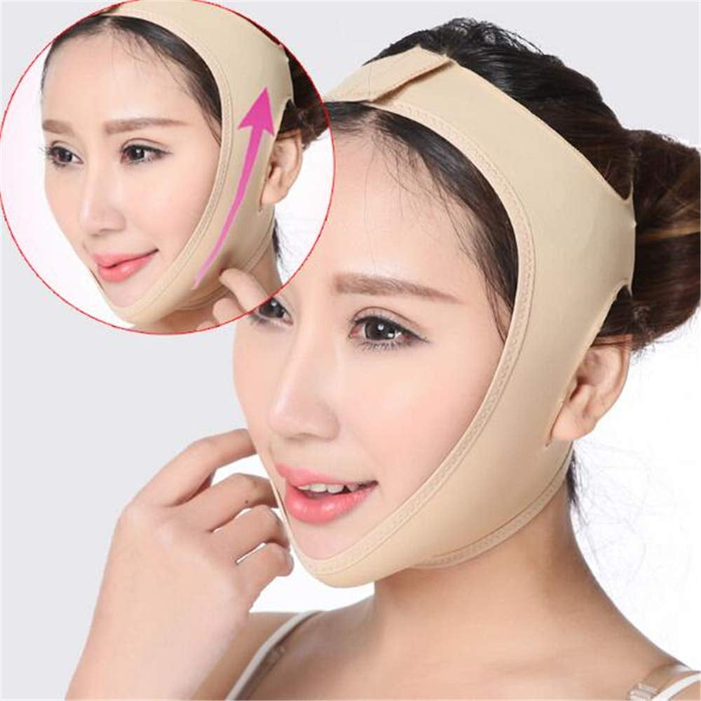 V Line Face Shaper Elastic Face Slimming Bandage Women Chin Cheek Lift up Belt Facial anti Wrinkle Strap Face Slim Tool Massager