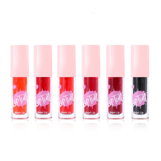 Moisturizing Lip Tint Stain Liquid Lipstick Makeup, Pack of 6 Colors | Hydrated, Smudge-Proof, Long Lasting, Waterproof, Lip Gloss, Gift for Women, Daily Use, Party, Stage