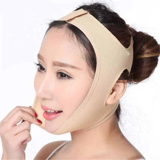 V Line Face Shaper Elastic Face Slimming Bandage Women Chin Cheek Lift up Belt Facial anti Wrinkle Strap Face Slim Tool Massager